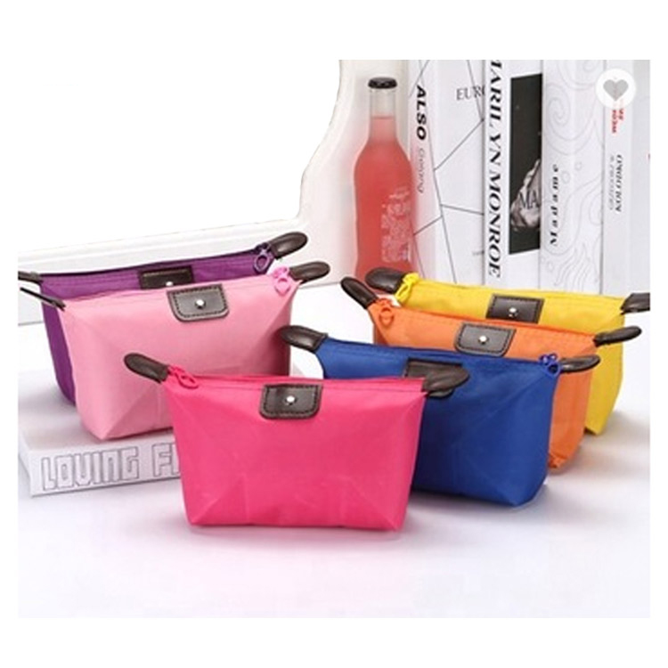 Factory Custom Premium Digital Printing Cosmetics Makeup Pink PU Travel Toiletry Women′s Cosmetic Bag