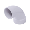 Fábrica al por mayor de alta calidad PVC tubo de plomería accesorios Fabricantes PVC de plástico 90 ° Codo