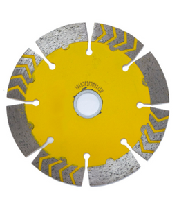 Segment-Diamant-Sägeblatt zum Trockenschneiden von Granit, Stein, Marmor, Beton