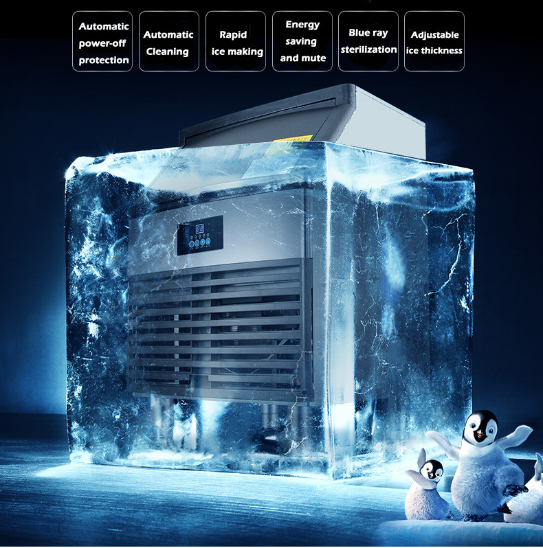 Easily Operation Automatic Cleaning Ice Cube Maker Buy Ice Cube Machine, Ice Cube Maker, Ice
