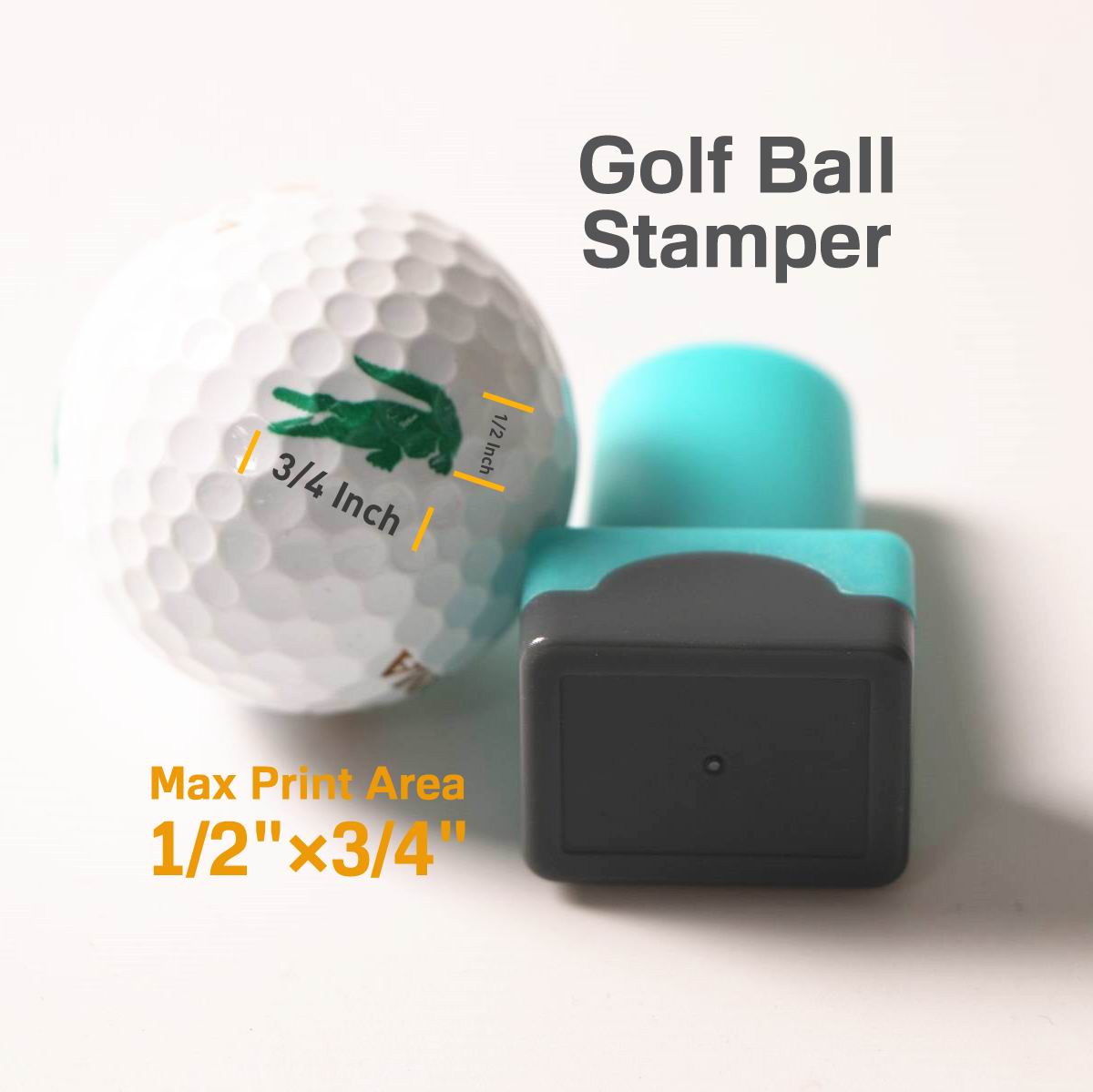 Large Size Golf Ball Stamper GSP1825 with Max Imprint Size 1/2*3/4 Inch Buy golf ball stamps