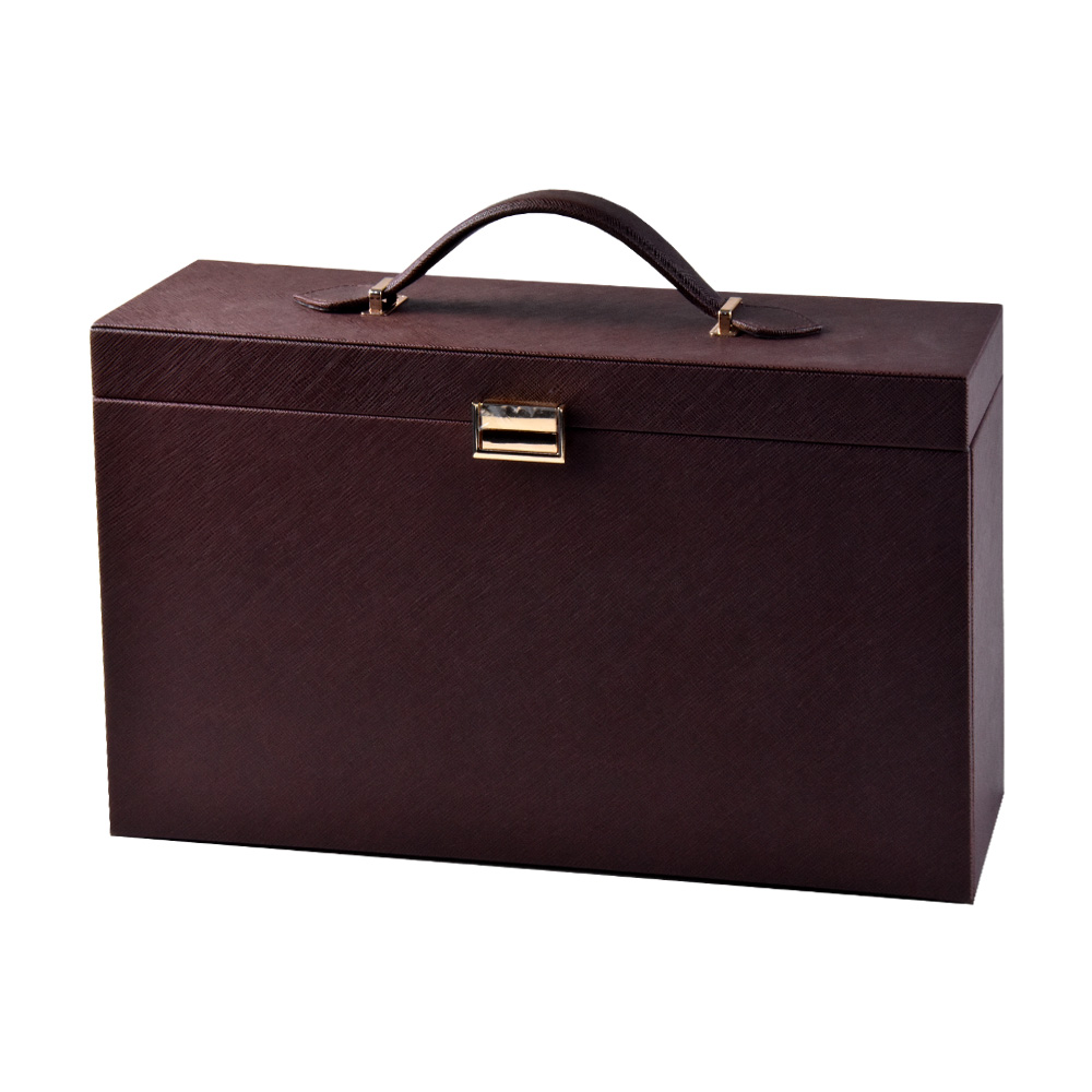 Wine Box Manufacturer Brown PU leather sunglasses box