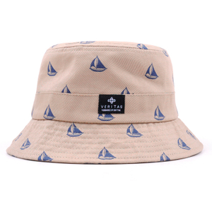 cotton flower bucket hat 