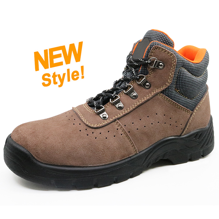 5060 Oil resistant anti slip breathable workshop sport safety boots with steel toe