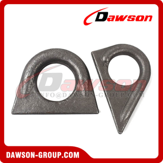 Drop Forged Customized Rigging Carbon Steel Weld-on Lifting Lug Pad Eye, Lifting Ring