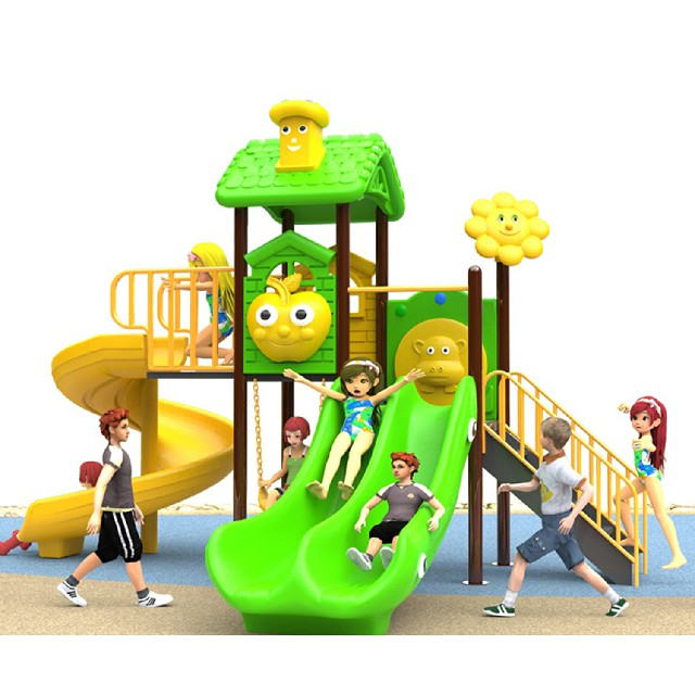 Familien-einfacher kleiner Kinderrutsche-Spielplatz (BBE-N11)