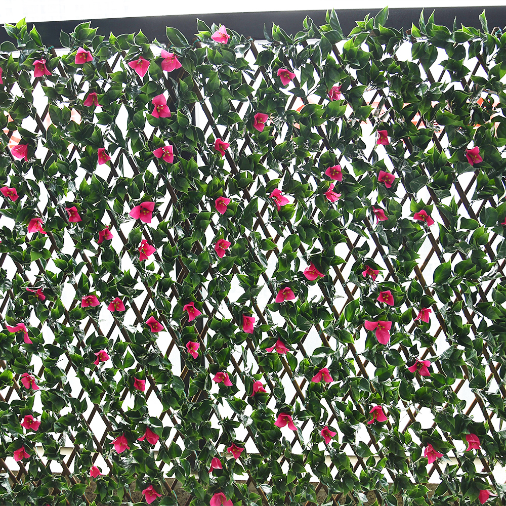 Fábrica china PVC 260 cm Muro de hierba artificial para el patio
