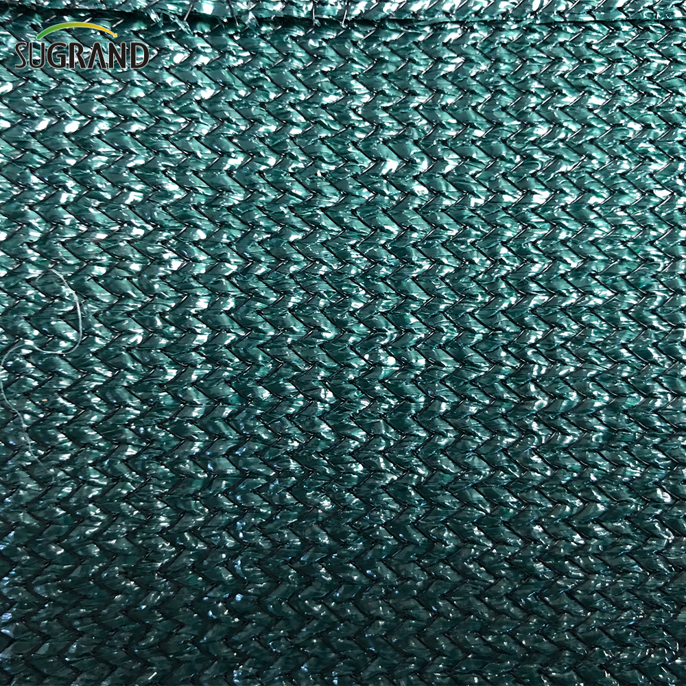 Red de sombra de jardín impermeable beige y azul de HDPE
