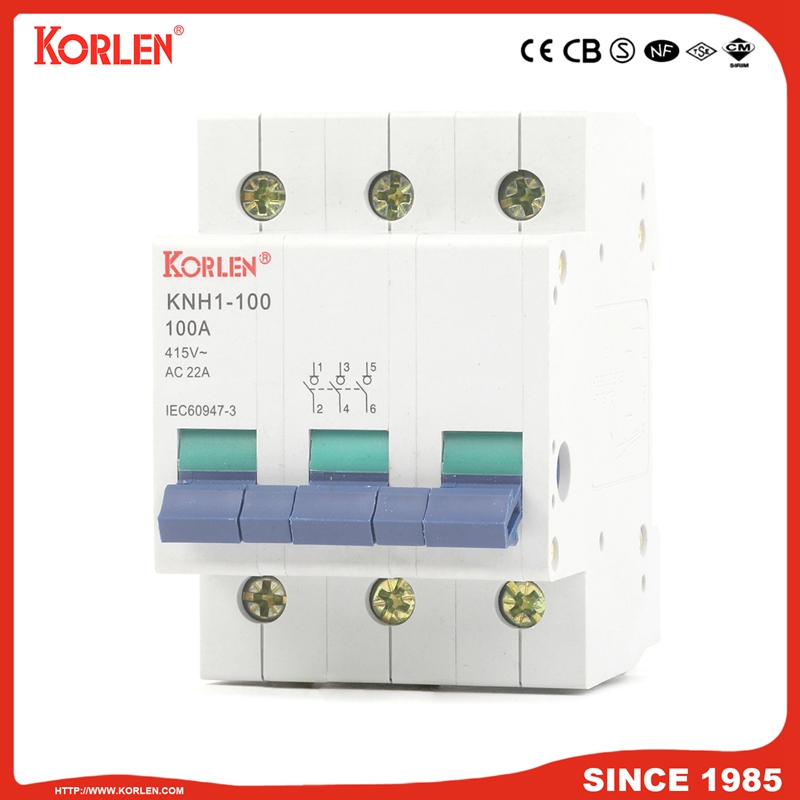 MCB Type Isolator Switch Main Switch DIN Type for Distribution Box