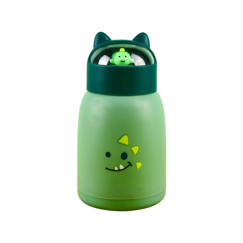 360ml Glass Water Bottle with Carton Printed for Kids Drinking Bottle