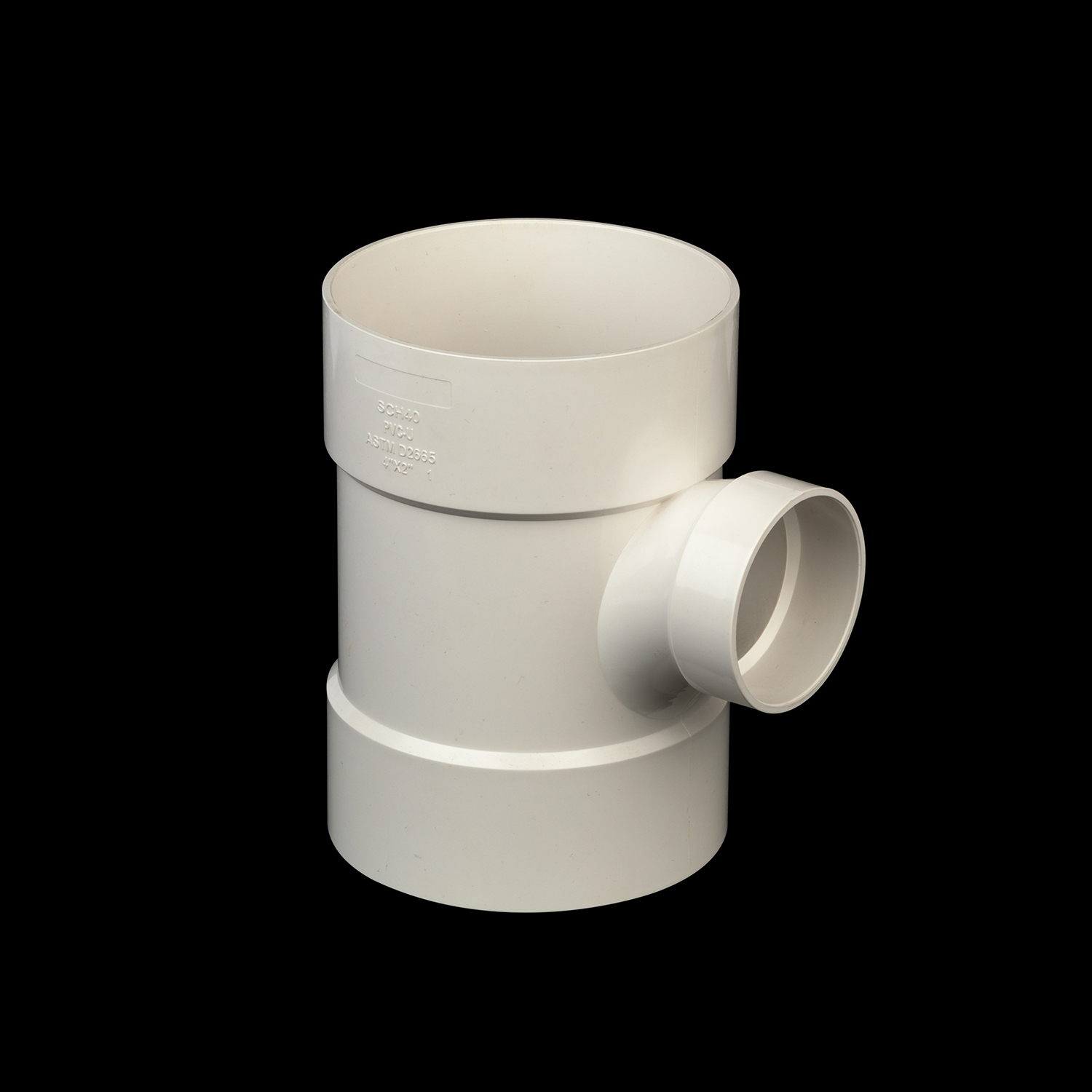 Fábrica al por mayor de alta calidad PVC tubo de plomería accesorios Fabricantes PLÁSTICO PVC Agua Reducción de camiseta