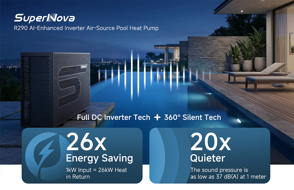 R290 swimming pool heat pump-2 R290 yüzme havuzu ısı pompası-2
