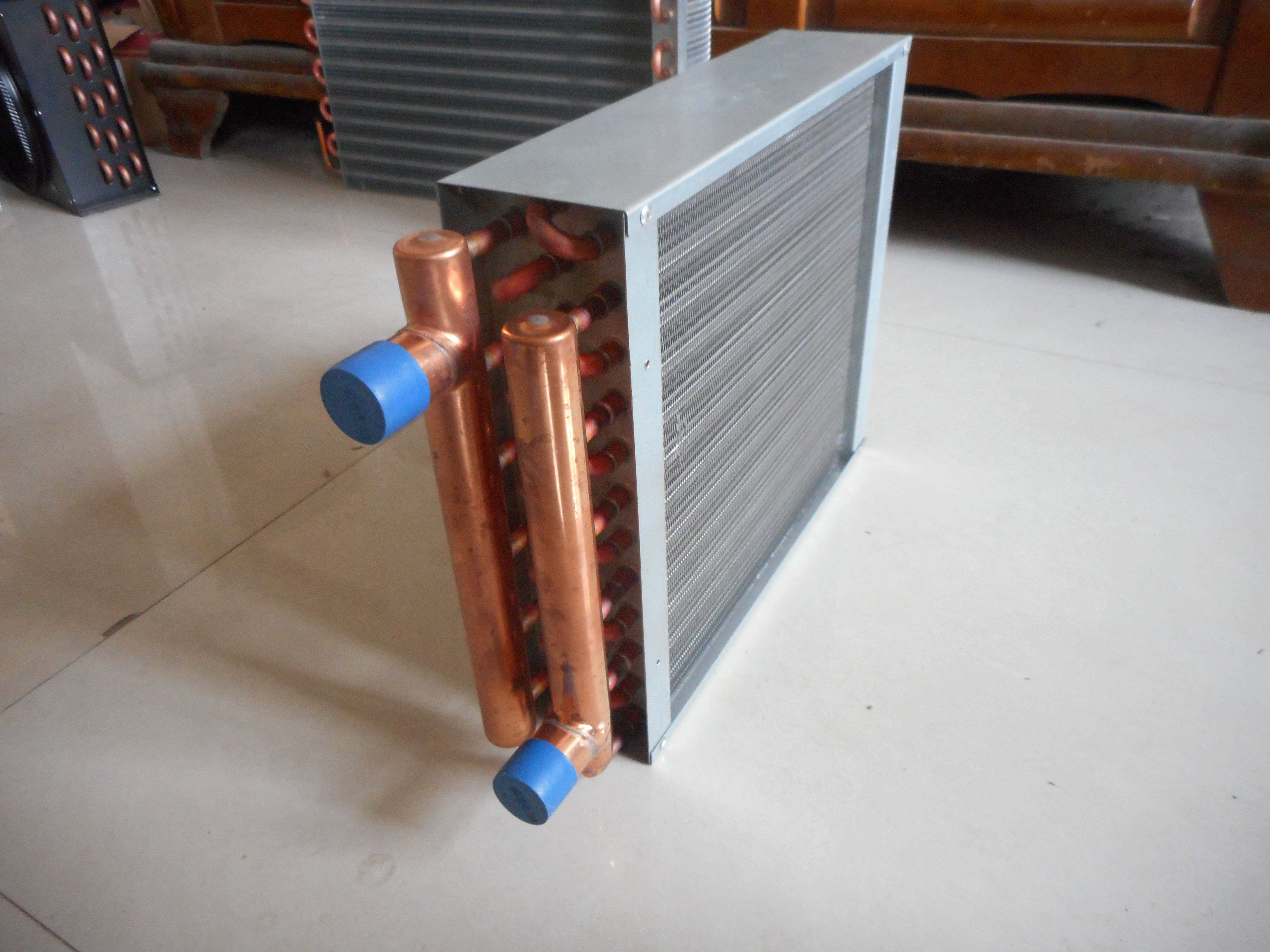 Évaporateur de condenseur de réfrigération de climatisation de tube de cuivre