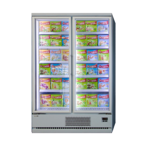 Plug-in Vertical Multi-deck <-18℃ freezer with Glass Door 