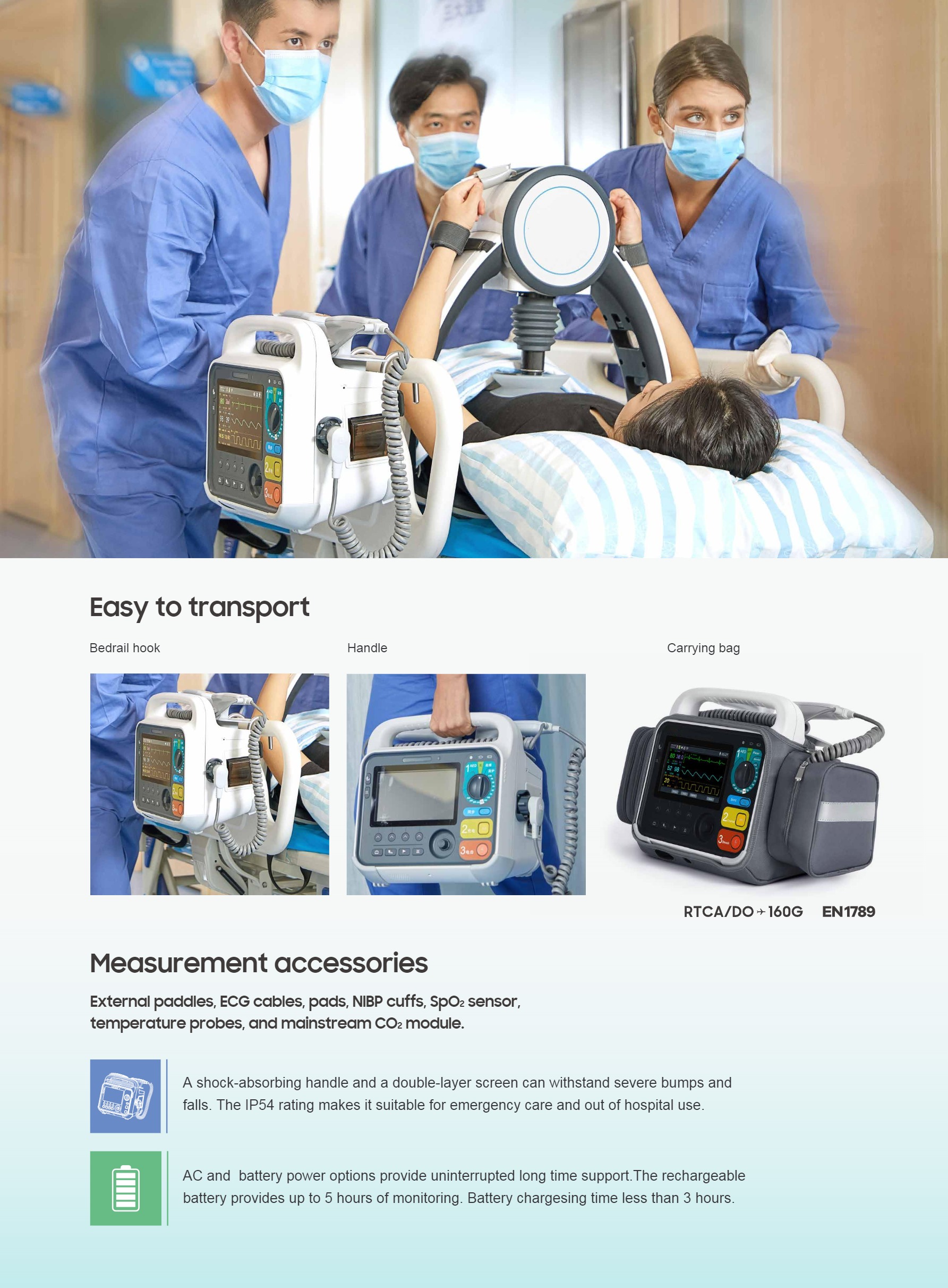 Moniteur de d&eacute;fibrillateur Li6-5