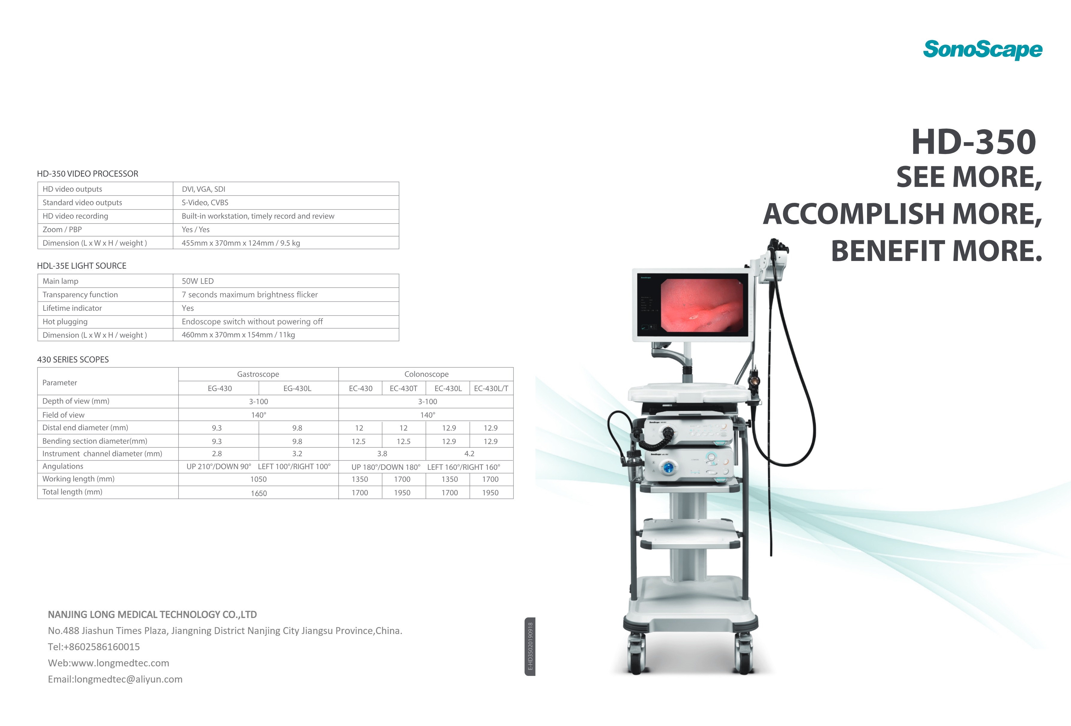 HD-350 Өндөр нарийвчлалтай видео дурангийн систем-(1)-1