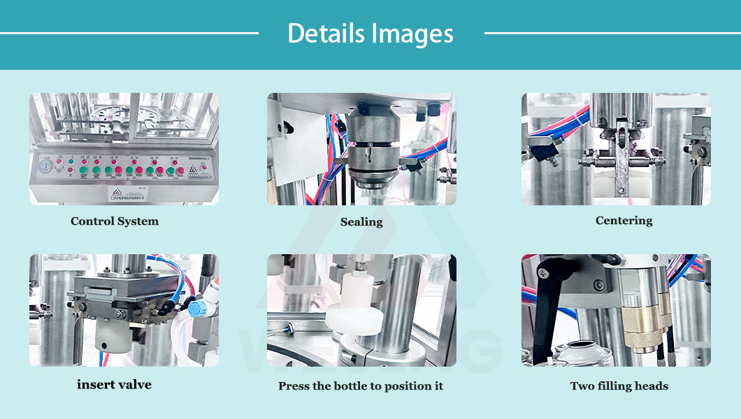 เครื่องบรรจุสเปรย์พร้อมวาล์วแทรก
