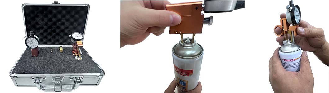 meting van spuitbussen