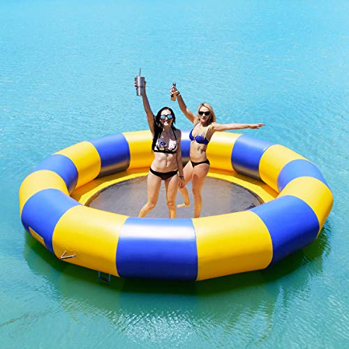 Durable Inflatable Water Trampoline Jumping Matt for Water Games