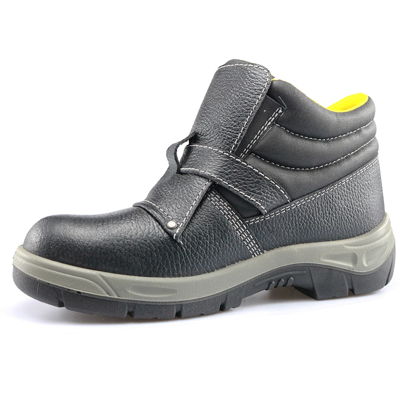Non Slip Leather Anti Static Steel Toecap Welders Safety Shoes for Work