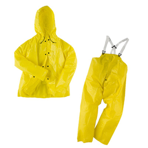 Flame Resistant Raincoat Two Pieces Jacket And Trousers Water Proof Adult Men Rain Suits 