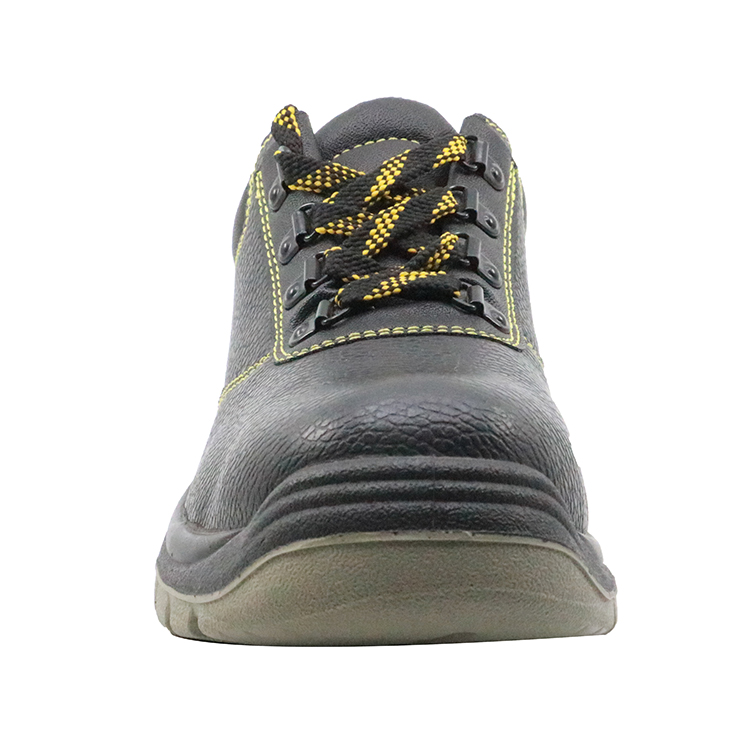 China cheap leather steel toe cap industrial safety shoes for labor