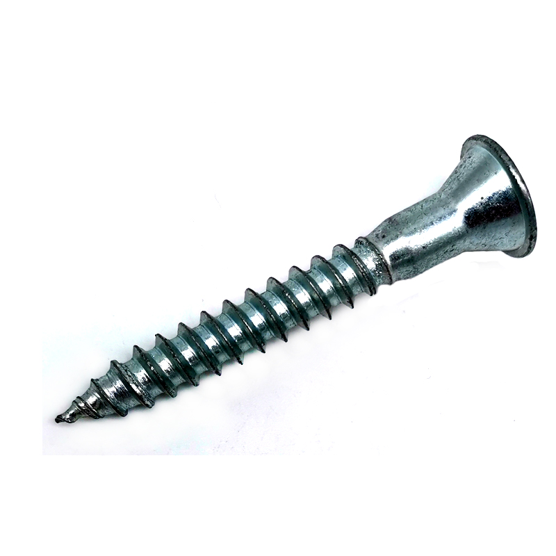 Trox socket galvanisé tête plate auto tacotage à bois fileté