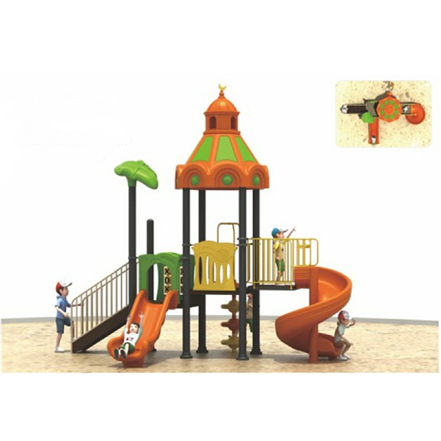 Outdoor Helle Farbe Kinder spielen Schloss Spielplatz zum Verkauf (ML-2006201)