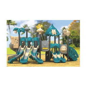 Kindergarten im Freien Kleinkind Rutsche Baumhaus Spielplatz (ML-2002901)
