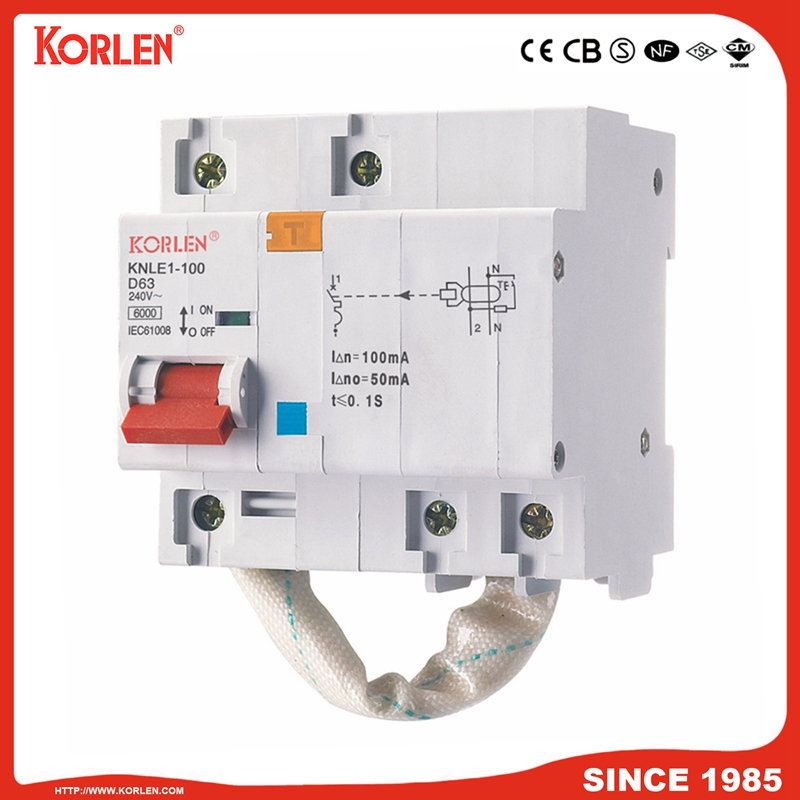 KNLE1-100 Leakage Circuit Breaker