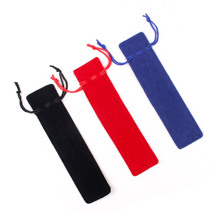Small Velvet Jewelry Pouch Velvet Gift Pouch Velvet Drawstring Pouch Bag Custom Logo for Jewelry Ball Pen