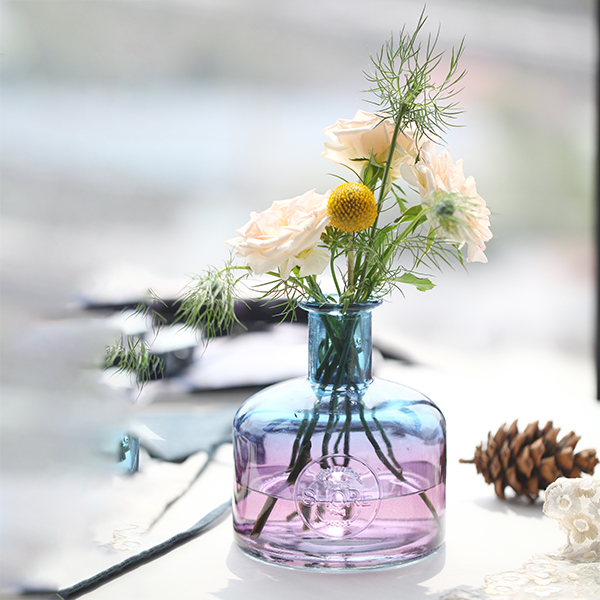 Colorful Glass Bottle for Centerpiece Wedding Home Decoration 