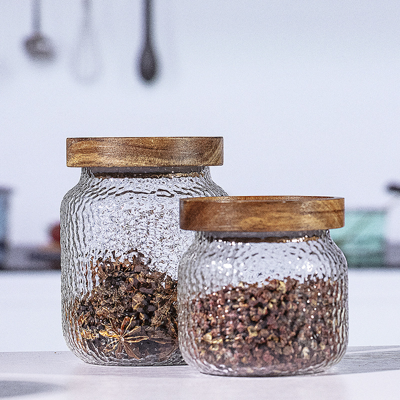 850ml Large Capacity Glass Food Storage Jar