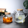 1000ml Glass Water Jug with Wooden Lid
