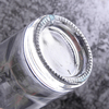 Luxury Heavy Brandy Glass Bottle for Liquor Clear Round Shape Bottle