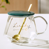Glass Drinking Cup with Handle 