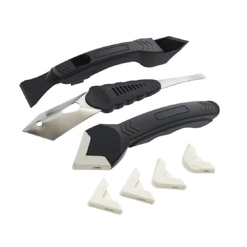 3Pcs Silicone Sealant Angle Scraper Silicone Grout Kit Remove Scraper