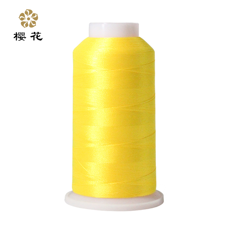 120D/2荧光涤纶机绣线 高强环保电脑绣花线