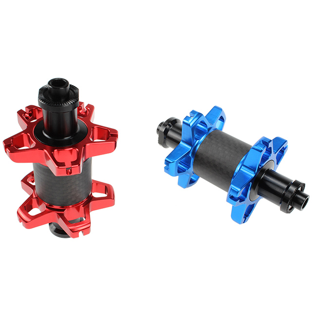 The new multicolor quick order aluminum alloy straight pull FT-028FCB 12H J-bend bicycle hub light BMX hub