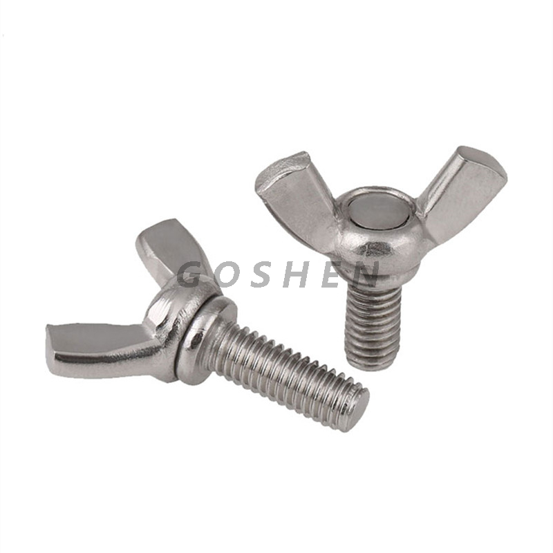 Tornillos de mariposa de acero inoxidable DIN316 tornillo de tornillo