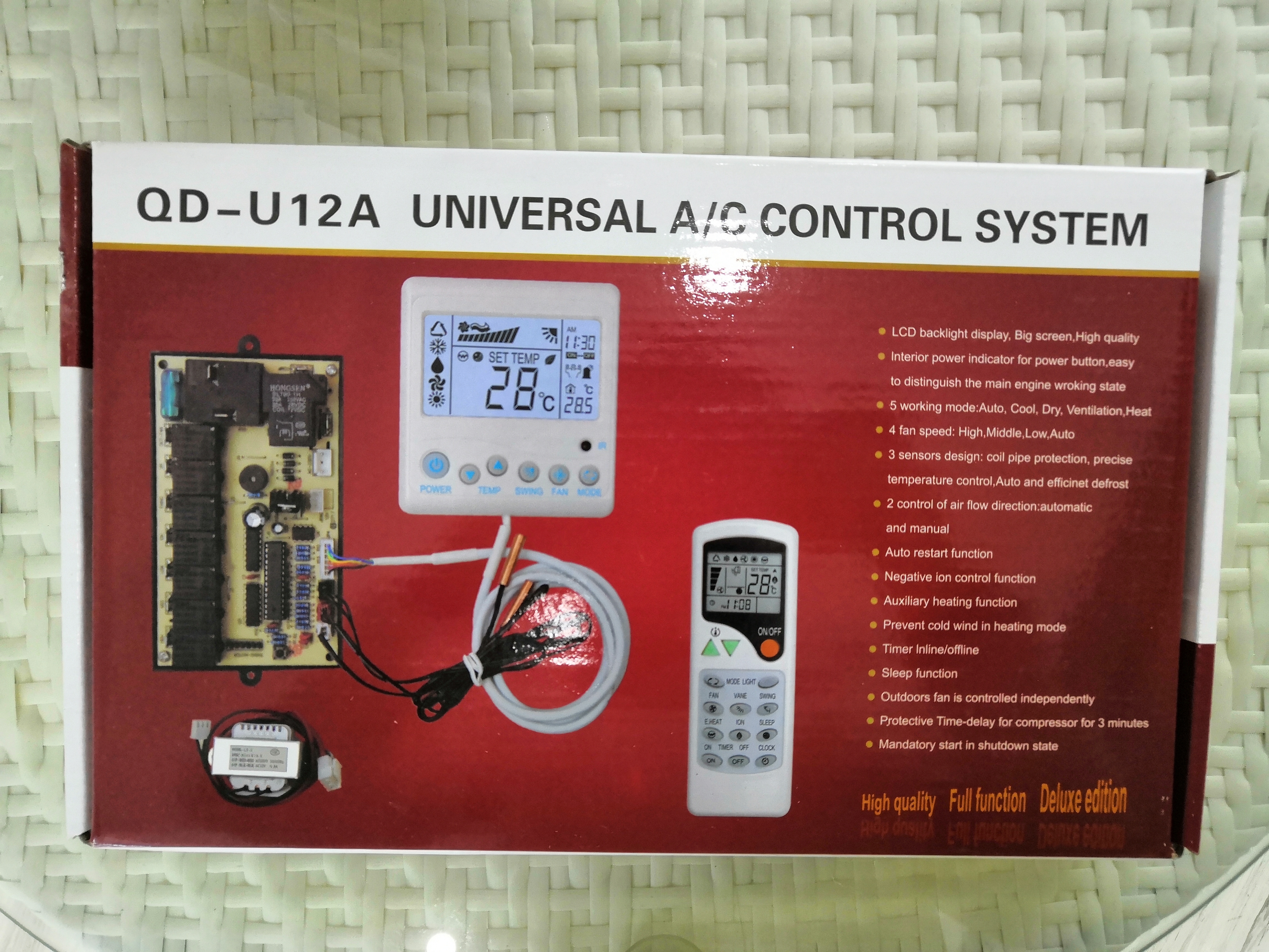 QD-U12A Aire acondicionado Universal Control remoto