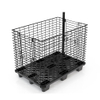 Wire Container with Plastic Pallet