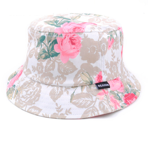 cotton flower bucket hat 