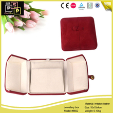 Red Velvet Material ABS Core Small Jewelry Box
