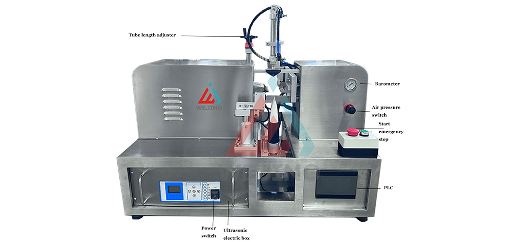 Жарым автоматтык УЗИ куйрук мөөр машина