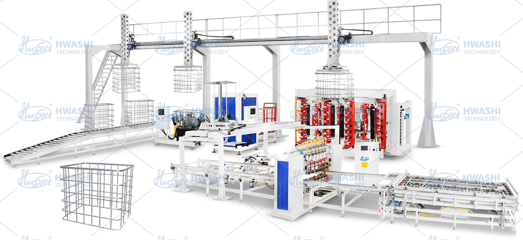 Produktionslinie f&uuml;r IBC-Tanks