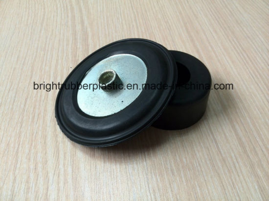 Black Coated Iron Shock Absorber Rubber Sheet, ISO9001