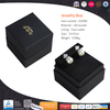 Black Small Jewelry Gift Box, Travel Mini Organizer Portable Display Storage Case for Rings Earrings Necklace, Gift Case for Girls Women