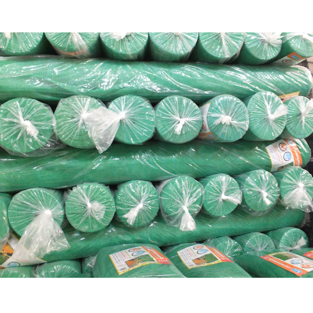 HDPE Flat green color Shade net 90gsm