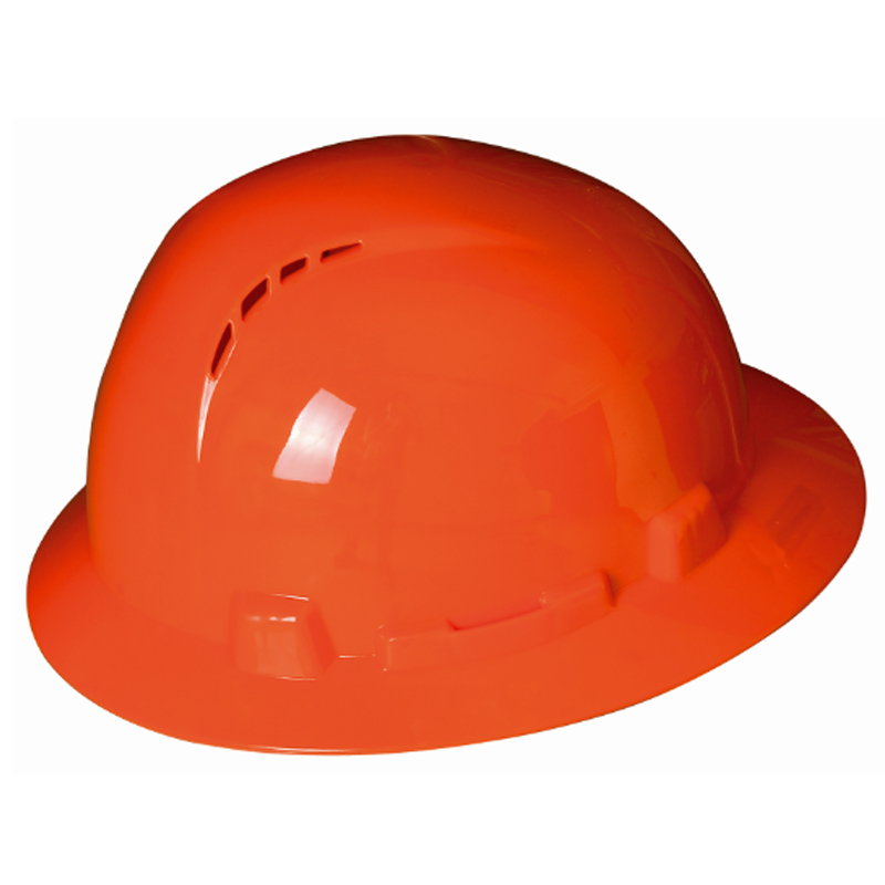 CE EN397 HDPE Full Brim Ventilation Holes Industrial Construction Safety Helmet Hard Hat 